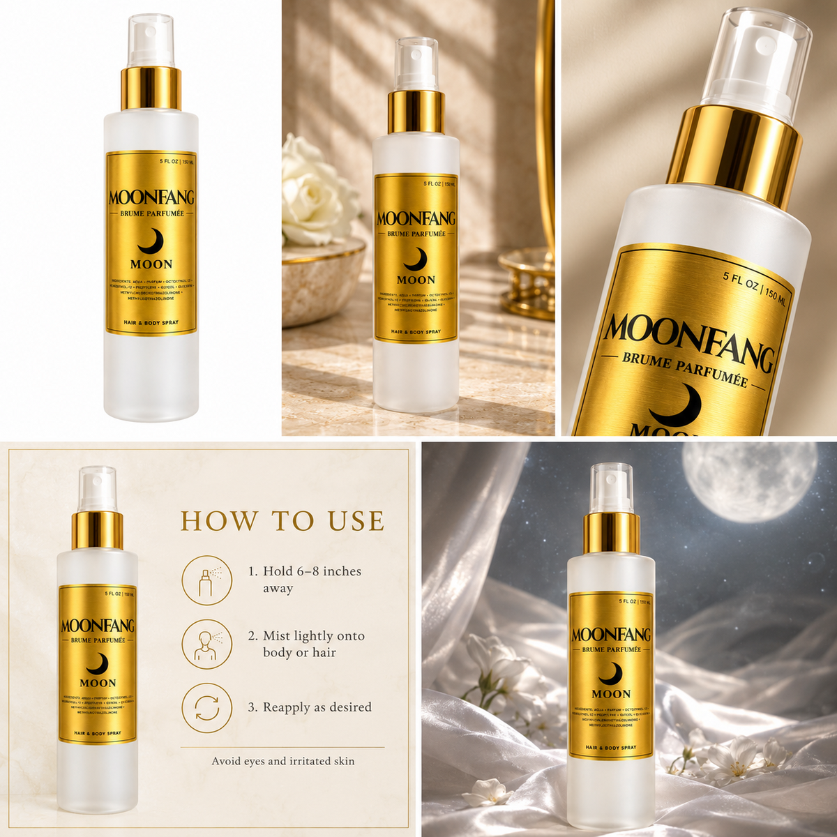 MOON (Hair & Body Spray) 5oz